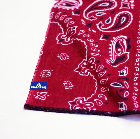 CHAORAS Sports Tenugui /  bandana Red